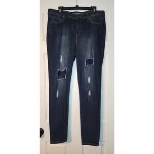 NWT Lane Bryant mid-rise super stretch skinny  jeans Size 16‎